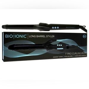Bio lonic Long Barrel Curling Iron 1 INCH New in Box